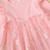 1-5 Years Children Girl Pink Butterfly Design Princess Dress Ribbed Long Sleeve Tulle Skirt Cute Birthday Party Costumes