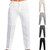 Men's Stand Pocket Casual Linen Pants Solid White Gray Trouser Plus Size 3xl Mens Elegant Sweatpants Men Streetwear