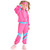 Kids Unisex Tracksuit Suit Retro 70s 80s Disco Hippie Costume Halloween Cosplay