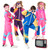 Kids Unisex Tracksuit Suit Retro 70s 80s Disco Hippie Costume Halloween Cosplay