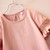 Girls Baby T-shirt Round Neck Lace Trumpet Sleeve Short Sleeve Girls T-shirt Solid Color Tops Summer New Children Clothing