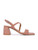 WOMEN HEEL BRAIDED PINK SANDALS