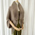 Women Solid Color Cashmere Women Winter Keep Warm Coat Scarf