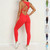 Yoga Jumpsuit Sleeveless Fitness Running Sportswear Stretch Womens Clothing
