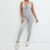 Yoga Jumpsuit Sleeveless Fitness Running Sportswear Stretch Womens Clothing