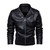 Men Leather Jacket Winter And Autumn Motorcycle PU Warm Fashion Coat 