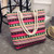 Women Canvas Bohemian Style Casual Tote Shopping Big Bag Female Striped Shoulder Beach Bag floral Messenger Bags