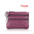 Genuine Leather Women Lady Wallet Clutch Short Small Coin Purse Brand New Soft Solid 3 Zip Square Bag