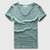 Men Basic T-Shirt Solid Cotton V Neck Slim Fit Male T Shirts Short Sleeve Top Tees