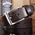 designer belts men high quality brown luxury big  real full grain genuine leather