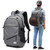 Male Laptop Backpack Canvas Men USB Backpack School Bags for Teenager Ball Bag Pack Multifunction Travel Rucksack
