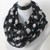 New Women Sheep Ring Scarf Lovely Flower Chevron Print Loop Scarves Female Goat Infinity Shawl Stripe Animal Wrap