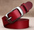 Women's strap brief plain belt all-match vintage decoration pin buckle jeans solid belt Genuine leather