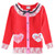 baby girls t-shirt with cute cartoon  printed  spring autumn long sleeves