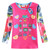 baby girls t-shirt with cute cartoon  printed  spring autumn long sleeves