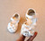 Lovely Bow Princess sandals Baby moccasins Newborn child kids Summer girls Sneakers Infant shoes hard sole