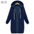 Autumn Winter Casual Women Long Hoodies Sweatshirt Coat Zip Up Outerwear Hooded Jacket Plus Size Outwear Tops