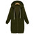 Autumn Winter Casual Women Long Hoodies Sweatshirt Coat Zip Up Outerwear Hooded Jacket Plus Size Outwear Tops