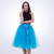 7 Layers Midi Tulle Skirts Womens Fashion Pleated Skirt Elegant Wedding Vintage Lolita Petticoat faldas mujer saias Jupe