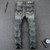 Italian Style Fashion Men's Jeans High Quality Slim Fit Destroy Ripped Jeans Men Classical Buttons Pants Brand Biker Jeans Homme