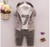 Clothes Baby Boy Clothing set Sport Suits  fashion Hooded   +T-shirt + Pants 3 pcs Boys Tracksuit Sets