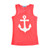 Mother and daughter dress anchor summer dress sleeveless girls T-shirt anchor bow sleeveless vest family matching outfits dress