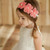 New Ribbon Pearl Diamond Hairband Newborn Hair bands Sewing 3 Flowers Headband Kids Hair Accessories for Girls