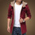 Trench Coats Men Winter Men Thick Jackets Fleece Slim Fit Hooded Trench Coat Long Casual Jackets Men