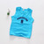 High quality summer boys Girl fashion t-shirts Soft comfortable bamboo cotton Baby Vest print star kid clothes child