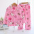 Kids Flannel Pajamas Sets Warm Coral Fleece High Quality Girls Cartoon Sleepwear Winter Long Sleeve Home Clothing