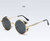 Sunglasses Goggles Polarized Men Women Round Sun Glasses Gothic Eyewear Alloy Frame High Quality Deal With It 2018