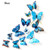 12Pcs 3D Double layer Butterfly Wall Sticker on the wall for Home Decor DIY Butterflies Fridge Magnet stickers Room Decoration