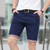 Summer Casual Shorts Men Plaid Hem Cotton Short Pants Fashion Streetwear Shorts Bermuda Homme Short Pantalon Court Plus Size Men