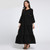 Women Vintage Ruffle Maxi Dress Oversized Vestidos Autumn Casual Loose Long Flared Sleeve Party Dresses Robe S-5XL