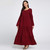 Women Vintage Ruffle Maxi Dress Oversized Vestidos Autumn Casual Loose Long Flared Sleeve Party Dresses Robe S-5XL