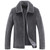 Natural Sheep Shearling Fur Coat Winter Jacket Men 100% Wool Fur Warm Coat Coats Men's Short Jackets