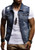 Jacket Autumn Winter Denim Vests Cowboy Slim Vests Men Sleeveless Jacket Plus Size Men Fashion Casual Clothes