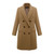 Elegant Turn Down Collar Warm Winter Wool Blends Female Black Pockets Long Coat Women Casual Autumn Overcoat Outerwear