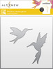 Altenew Shimmery Hummingbirds Simple Coloring Stencil