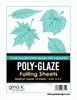 Gina K Skeleton Leaves Poly Glaze sheets