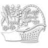 Memory Box Die Arched Flower Basket