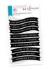 Altenew One Go Solid Sentiment Banners stamp