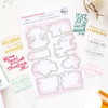 Pinkfresh Studio Treasured Greetings Die