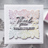 Pinkfresh Studio Floral Square Frame Press Plate