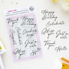 Pinkfresh Studio Simply Said stamp