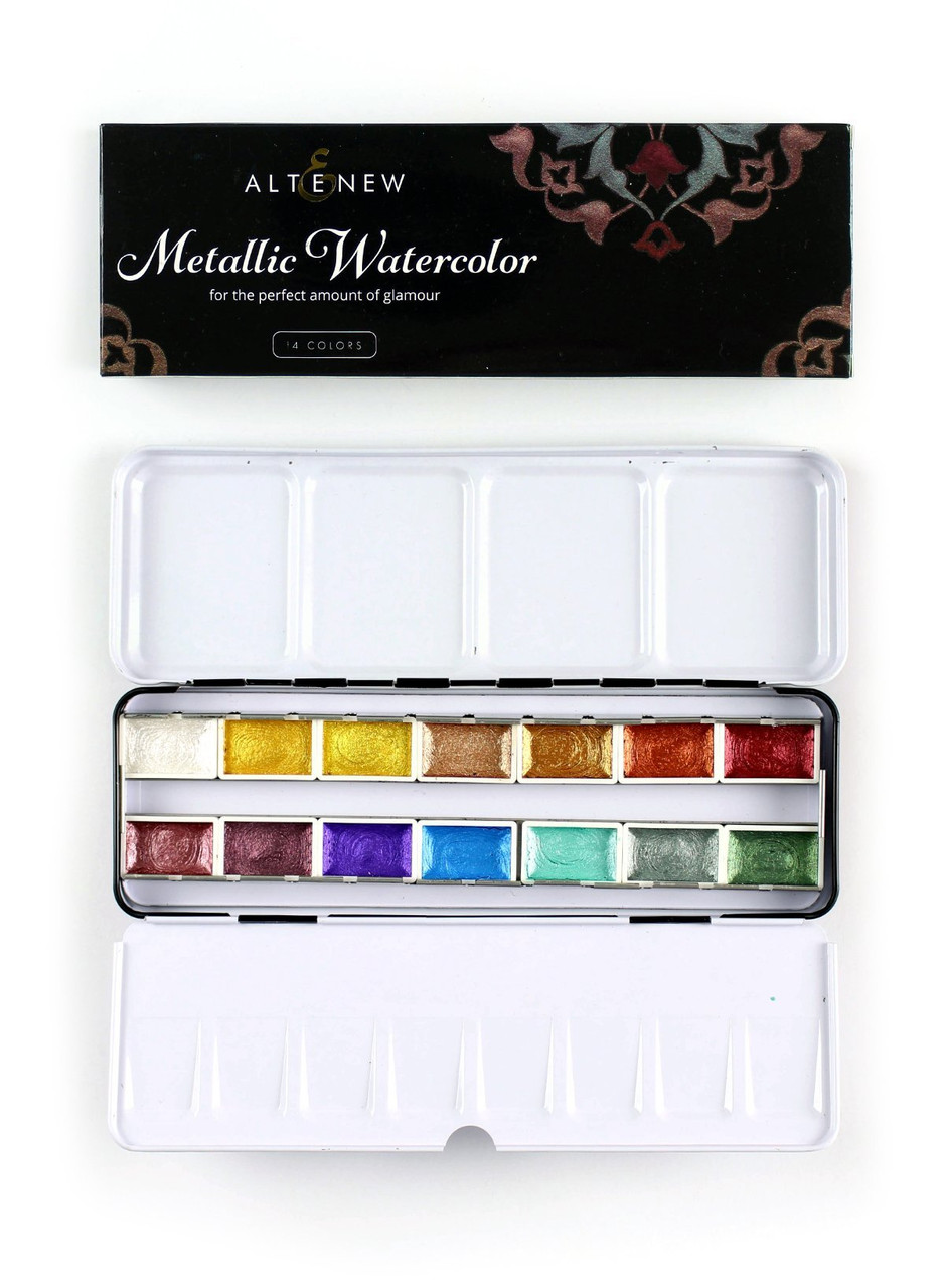 Altenew Metallic Watercolor 14 Pan Set