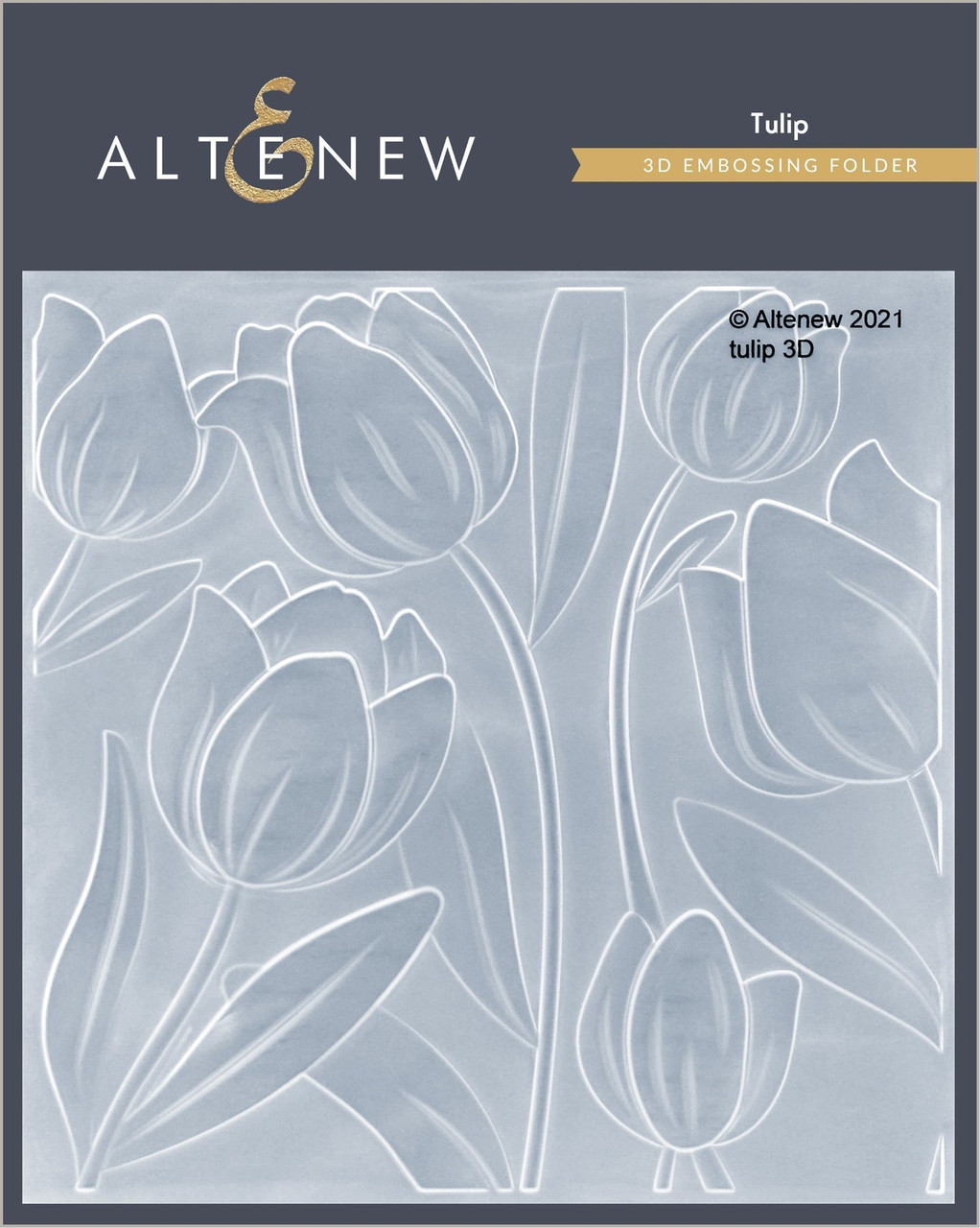 Altenew Tulip 3D Embossing Folder ALT4875