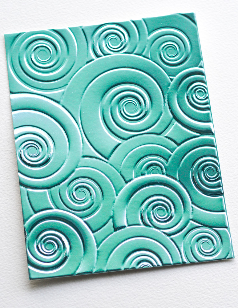 Memory Box 3D Embossing Folder Spiral Delight