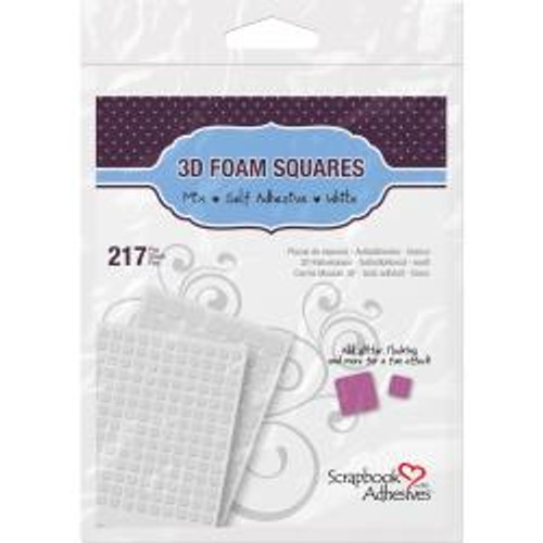 Scrapbook Adhesives 3D foam squares 217 pack