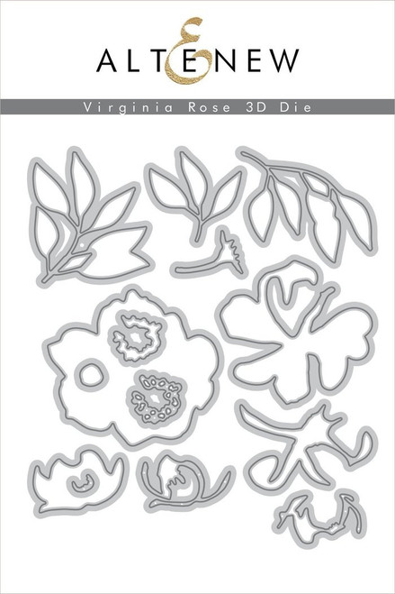 Altenew 3D Virginia Rose die set